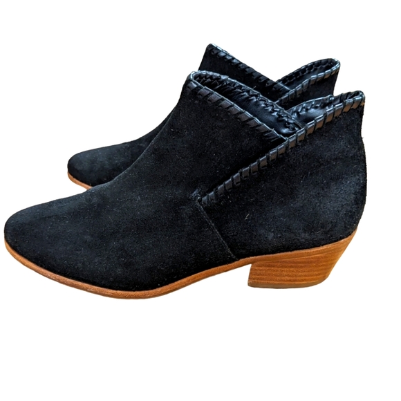 Jack Rogers Shoes - Jack Rogers Sadie Black Suede Booties Size 8